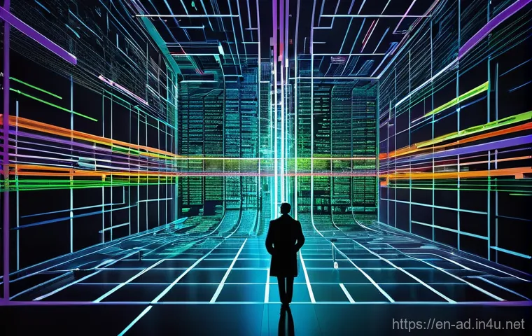 광고홍보사와 비즈니스 성공 광고 전략 - **Prompt:** A dynamic, visually rich image illustrating the "Modern Advertising Maze." The central f...