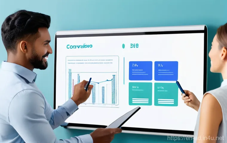 광고홍보사와 디지털 광고 ROI 측정 - **Prompt 1: Data-Driven ROI Analysis in a Modern Office**
    "A diverse male professional, in his l...