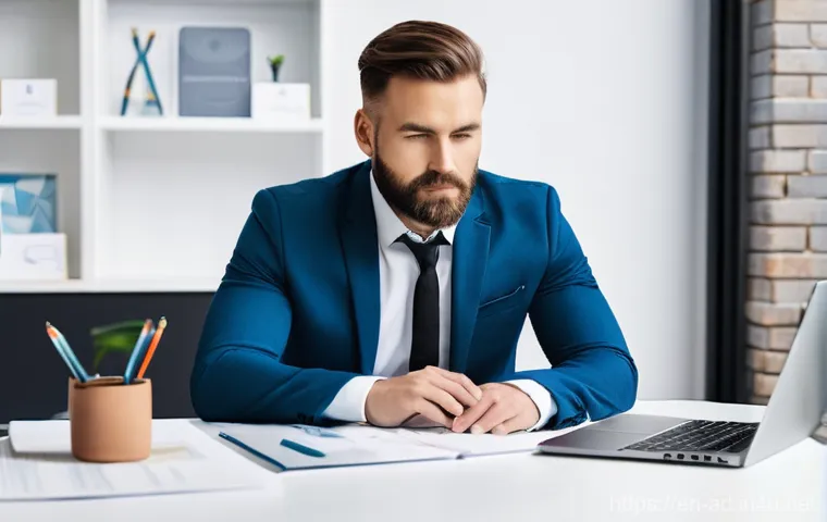 광고홍보사 자기소개서 작성 팁 - **Prompt:** A diverse individual, male, in his early 30s, intently focused in a sleek, organized hom... 광고홍보사 자기소개서 작성 팁 - **Prompt:** A diverse individual, male, in his early 30s, intently focused in a sleek, organized hom...