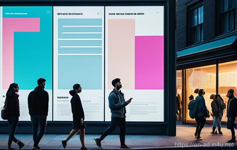 광고홍보사와 혁신적인 광고 ROI 전략 - **Prompt:** A vibrant, conceptual digital illustration contrasting two advertising approaches. On th...