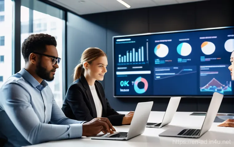 광고홍보 분야 이직 준비 과정 - Prompt 1: Data-Driven Advertising in a Modern Office**
